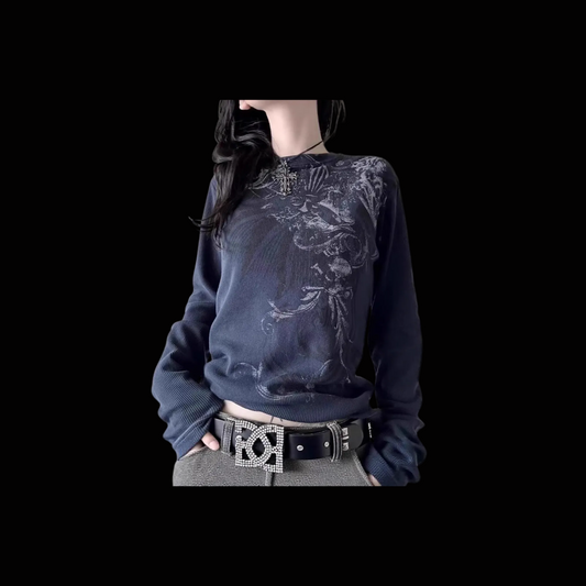 Hollowborn - "Gothic Crest" Longsleeve